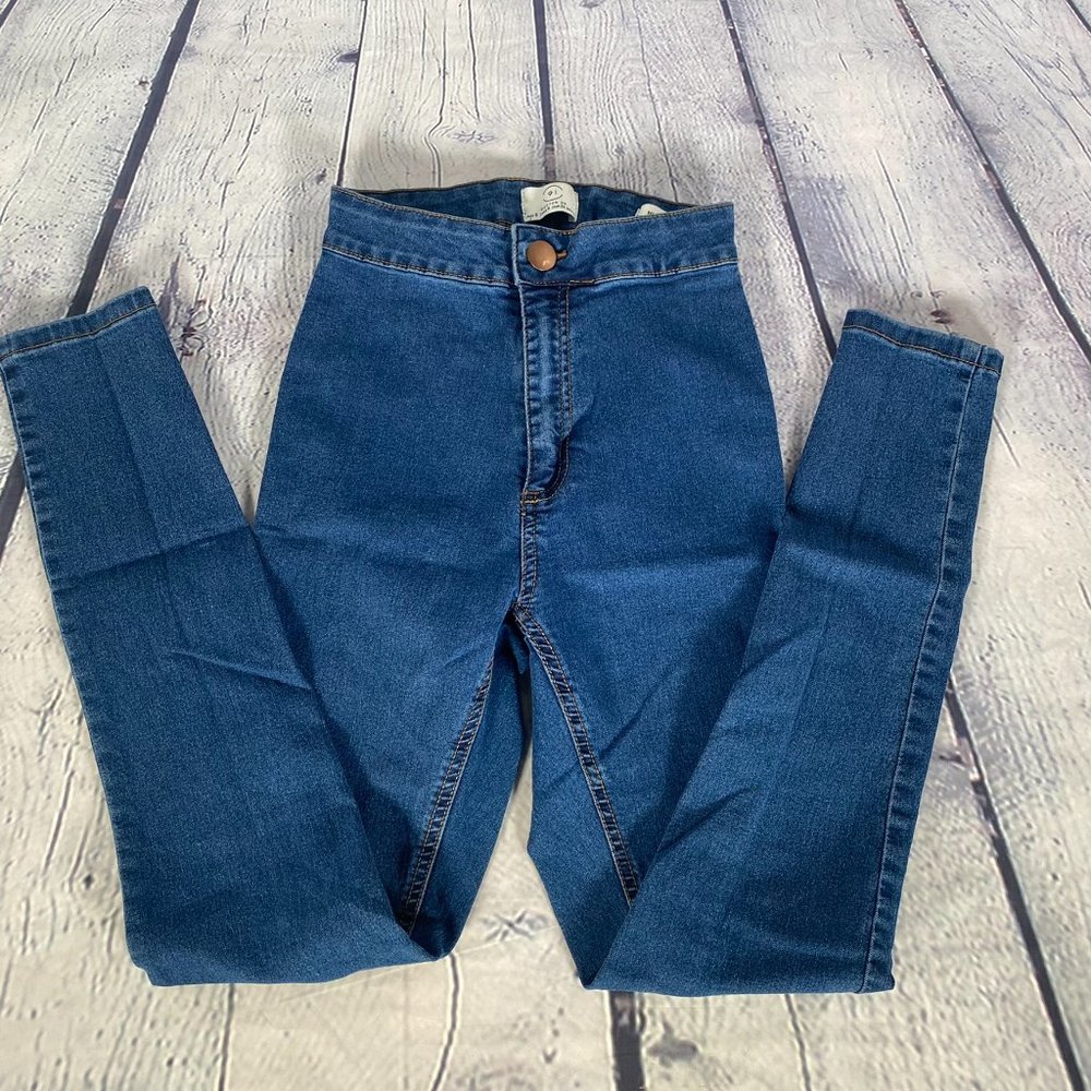 Cotton On High Rise Jegging Blue Dark Wash - Picture 5 of 7